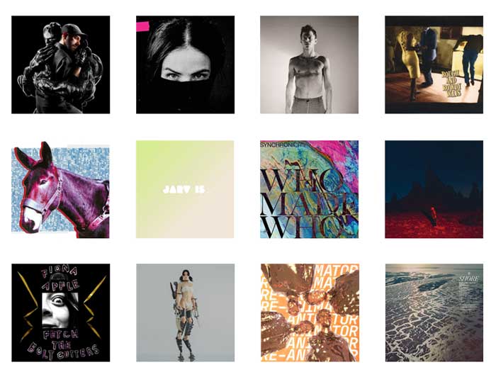 Doce álbumes imperecederos en el año de la peste