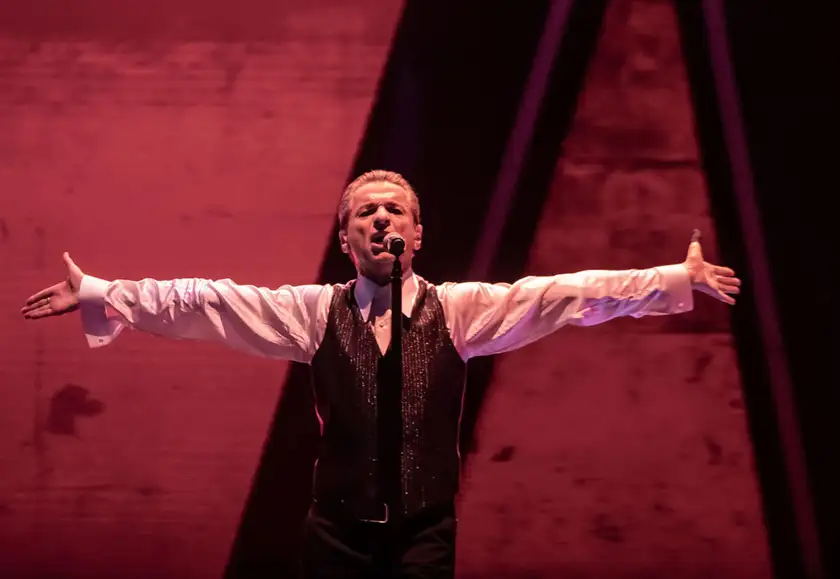 Dave Gahan. Fotografía: Lulú Urdapilleta / Cortesía OCESA