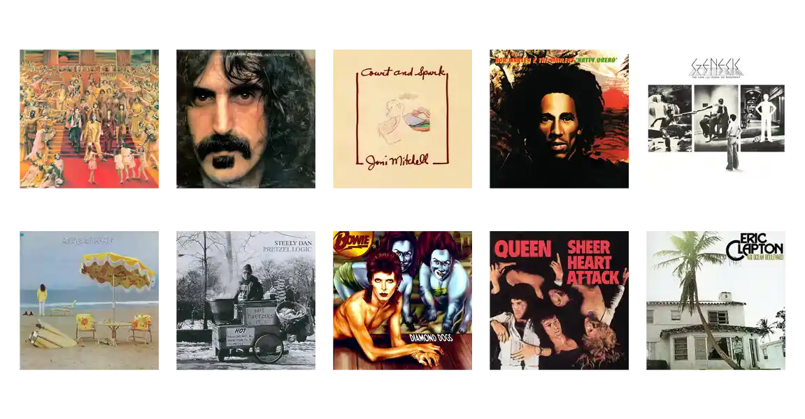 10 discos que cumplen medio siglo (1974-2024)